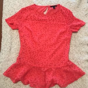 Banana republic peplum shirt